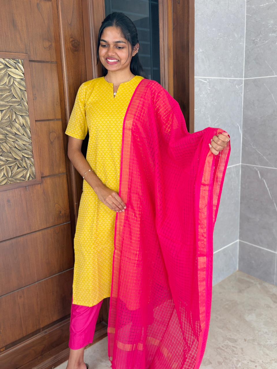 Yellow Bliss Kurta set 